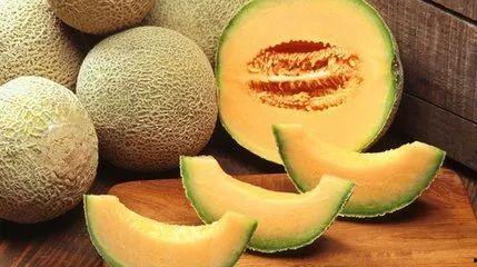 小孩吃哈密瓜拿叉子视频,哈密瓜美食时光